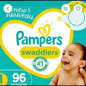Pampers diapers size 1 count 96